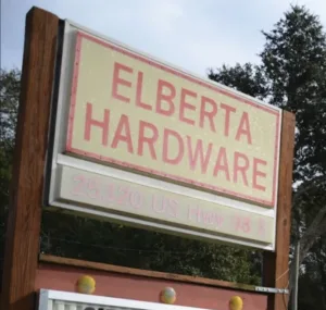 Elberta Hardware storefront